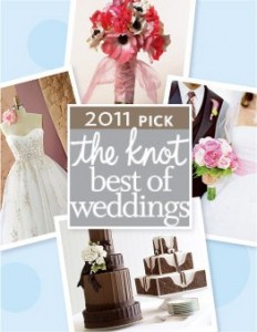 Advertisement from the knot reading 