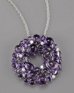 Roberto Coin Amethyst & Diamond Necklace