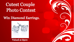 Roman Jewelers advertisement for the "cutest couple photo contest"