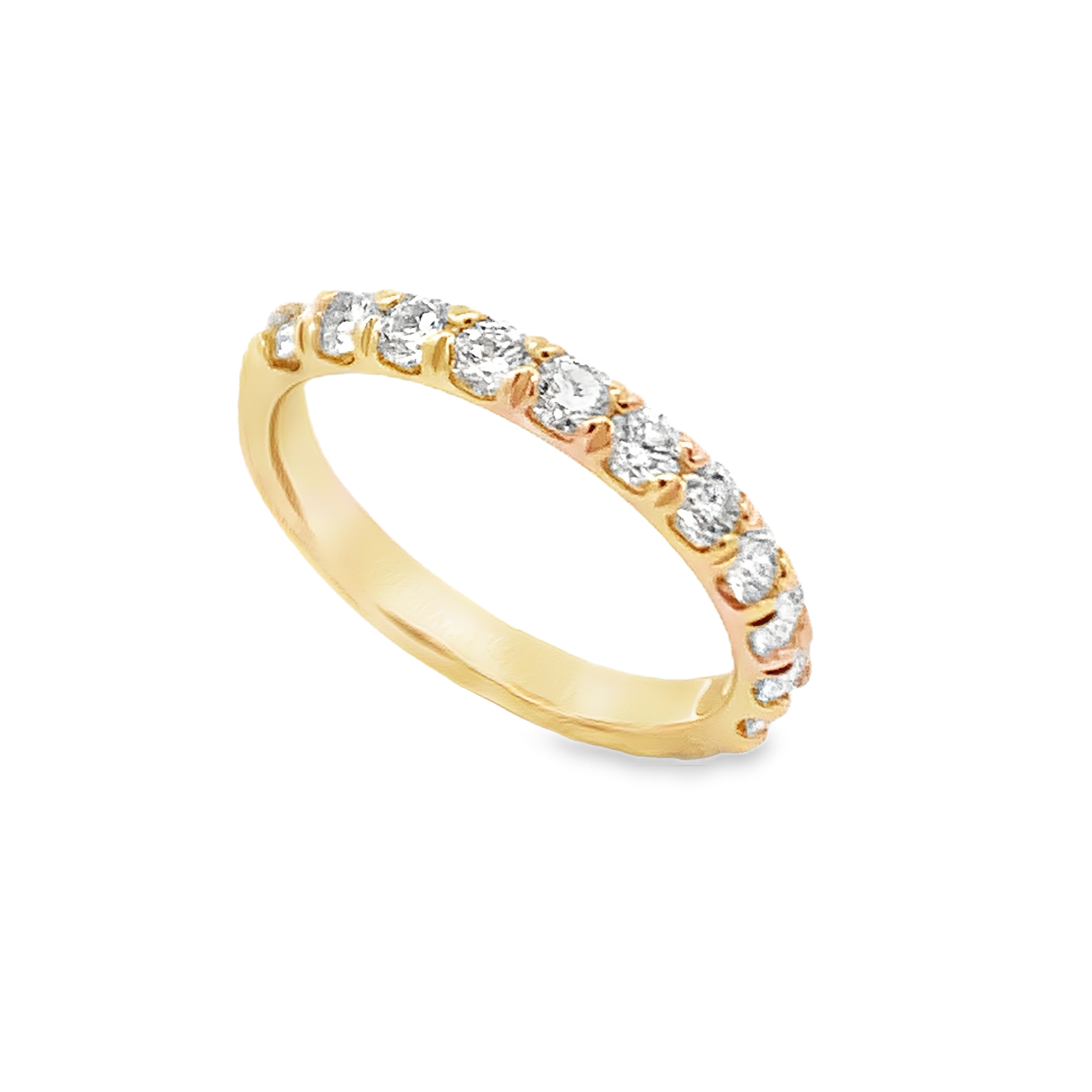 Romanza 14K Yellow Gold Diamond Anniversary Band