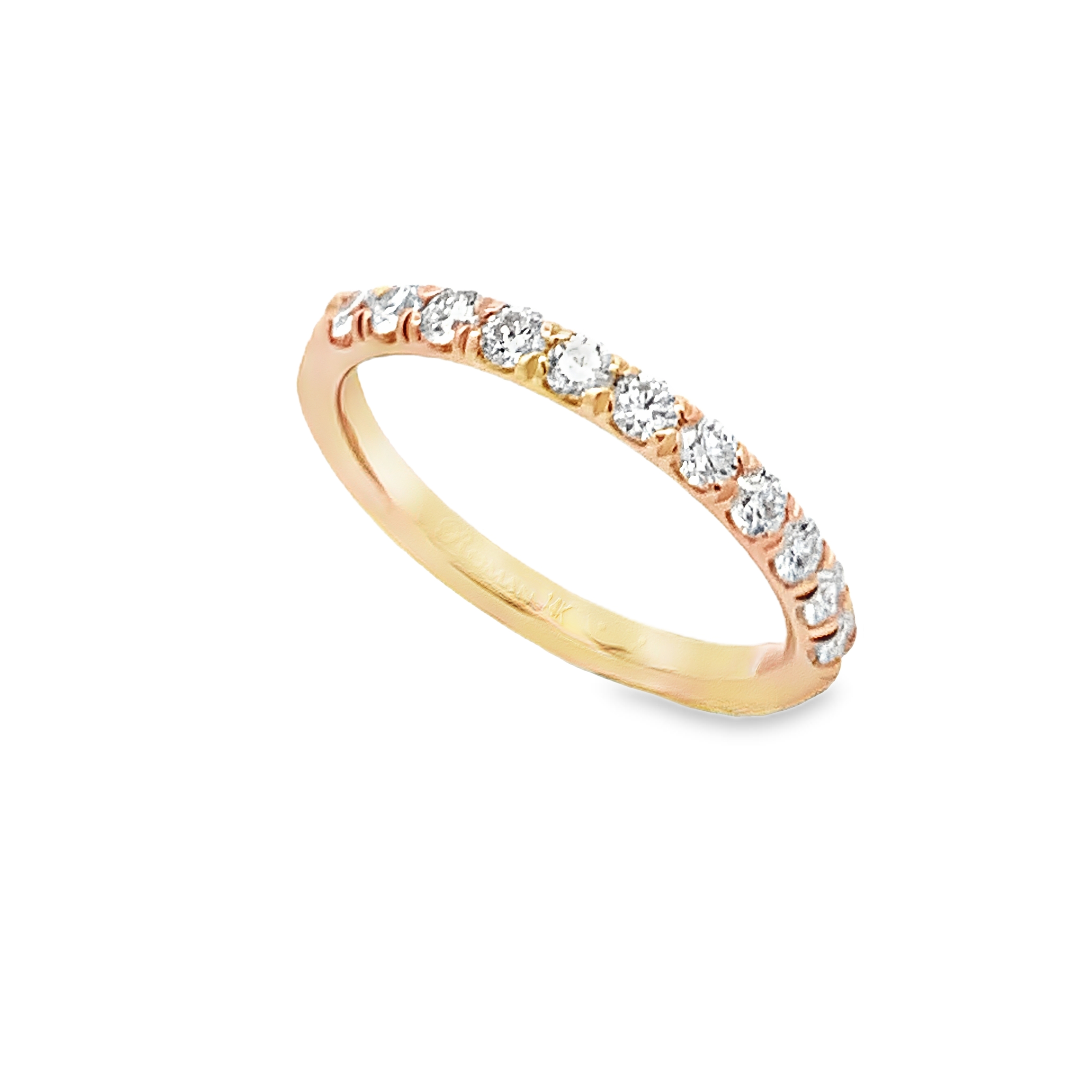 Romanza 14K Yellow Gold Diamond Anniversary Band