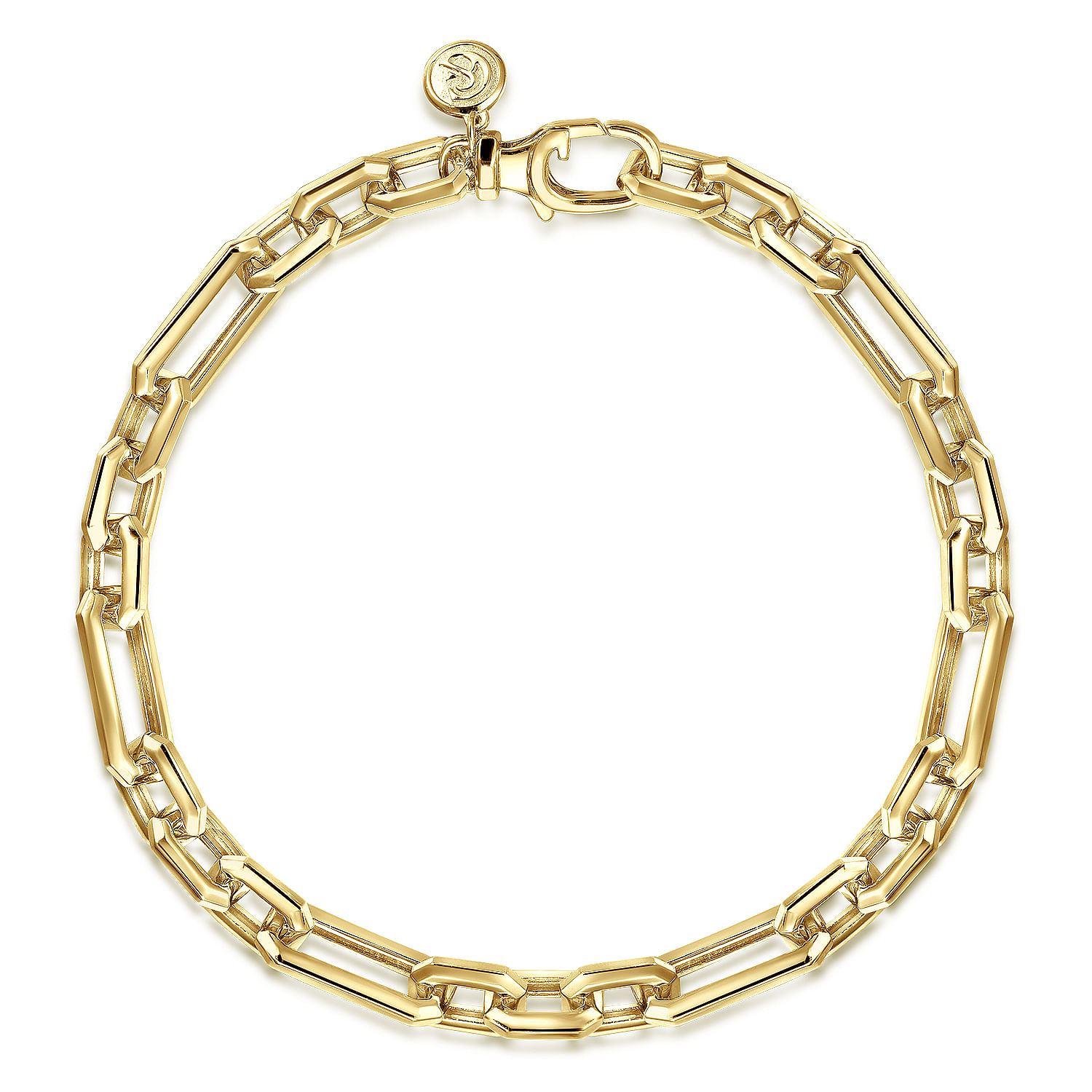Gabriel & Co. 14K Yellow Gold Figaro Chain Bracelet