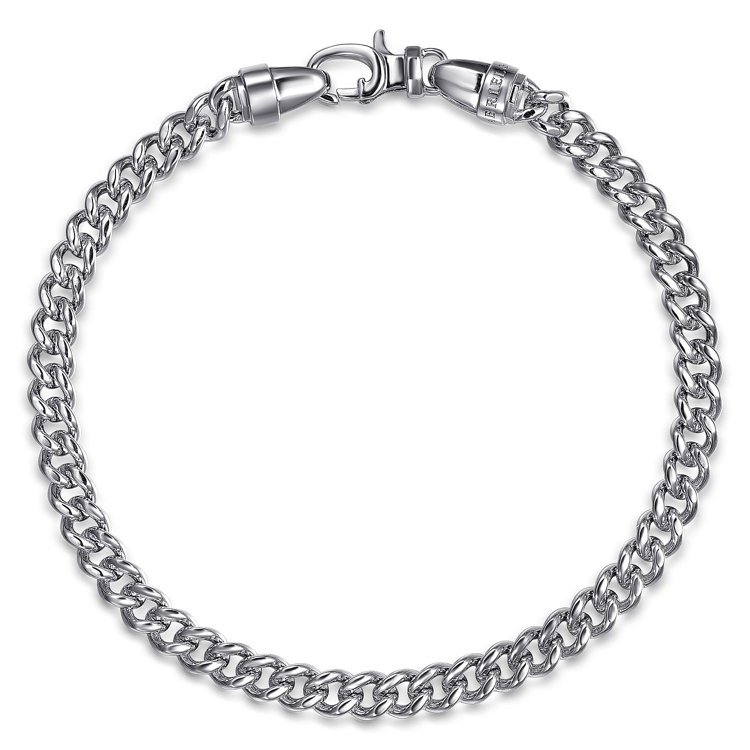 Gabriel & Co. Sterling Silver Cuban Chain Bracelet